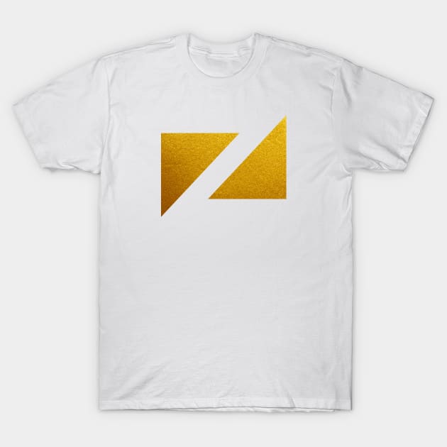 Zeddemore Industries Logo (Gold) T-Shirt by Circle City Ghostbusters